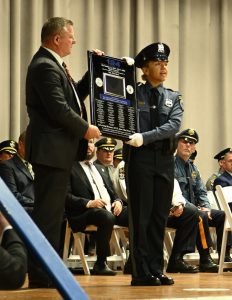 Ocean County Police Academy Basic Police Recruit Class No. 124 was recognized on May 8 during a graduation ceremony at the Georgian Court College, following the successful completion of five months of intensive training under the guidance of Ocean County Sheriff Michael G. Mastronardy.