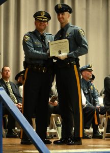 Ocean County Police Academy Basic Police Recruit Class No. 124 was recognized on May 8 during a graduation ceremony at the Georgian Court College, following the successful completion of five months of intensive training under the guidance of Ocean County Sheriff Michael G. Mastronardy.