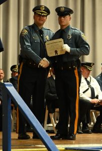 Ocean County Police Academy Basic Police Recruit Class No. 124 was recognized on May 8 during a graduation ceremony at the Georgian Court College, following the successful completion of five months of intensive training under the guidance of Ocean County Sheriff Michael G. Mastronardy.