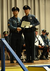 Ocean County Police Academy Basic Police Recruit Class No. 124 was recognized on May 8 during a graduation ceremony at the Georgian Court College, following the successful completion of five months of intensive training under the guidance of Ocean County Sheriff Michael G. Mastronardy.