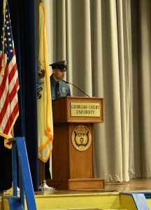 Ocean County Police Academy Basic Police Recruit Class No. 124 was recognized on May 8 during a graduation ceremony at the Georgian Court College, following the successful completion of five months of intensive training under the guidance of Ocean County Sheriff Michael G. Mastronardy.