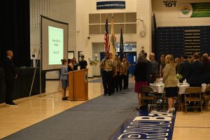 Ocean County Commissioner Director Frank Sadeghi and Deputy Director Jennifier Bacchione celebrated the outstanding educators recognized at the Annual Ocean County Teacher of the Year Recognition on May 19 at the RWJBarnabas Health Arena at Toms River High School North.