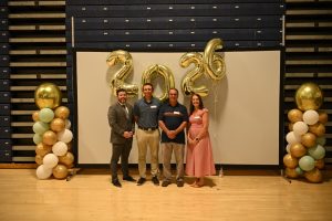 Ocean County Commissioner Director Frank Sadeghi and Deputy Director Jennifier Bacchione celebrated the outstanding educators recognized at the Annual Ocean County Teacher of the Year Recognition on May 19 at the RWJBarnabas Health Arena at Toms River High School North.