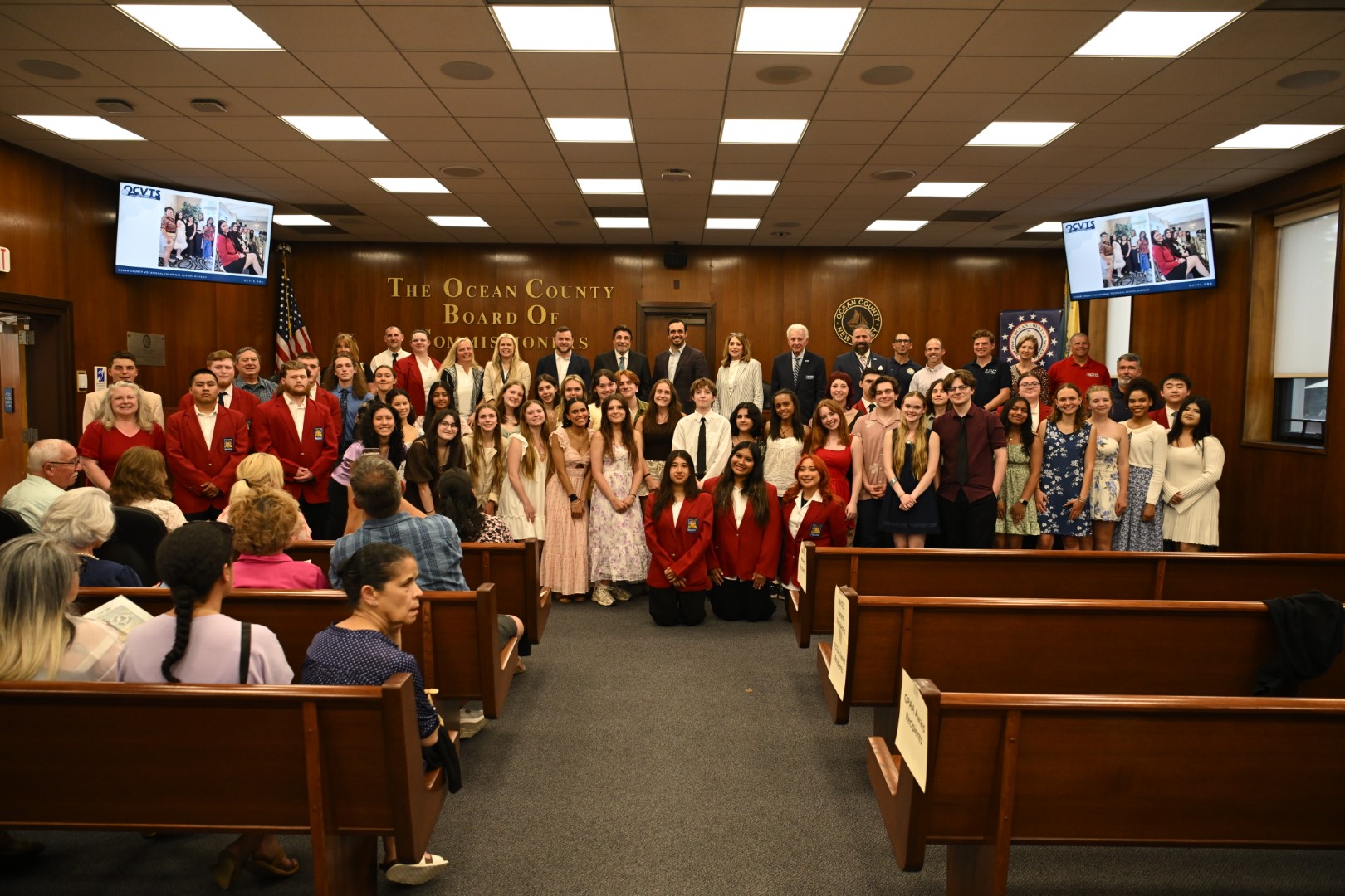 Ocean County Vocational Technical School students were recognized for their outstanding performance and accomplishments in a host of competitions throughout the year.