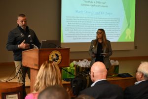 Community Advocate Awardees and the winners of the Creative Expression and 'What A Difference A Friend Makes' Contests are honored at the annual Celebrating Wellness event.