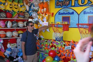 Ocean County officials join the New Jersey Attorney General's office during the kick-off to a safe summer on the Seaside Heights Boardwalk