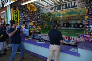 Ocean County officials join the New Jersey Attorney General's office during the kick-off to a safe summer on the Seaside Heights Boardwalk