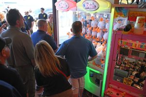 Ocean County officials join the New Jersey Attorney General's office during the kick-off to a safe summer on the Seaside Heights Boardwalk