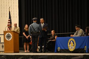 Ocean County Police Academy Basic Police Recruit Class No. 125 was recognized on June 26 during a graduation ceremony at the RWJBarnabas Health Arena, following the successful completion of five months of intensive training under the guidance of Ocean County Sheriff Michael G. Mastronardy.
