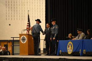 Ocean County Police Academy Basic Police Recruit Class No. 125 was recognized on June 26 during a graduation ceremony at the RWJBarnabas Health Arena, following the successful completion of five months of intensive training under the guidance of Ocean County Sheriff Michael G. Mastronardy.