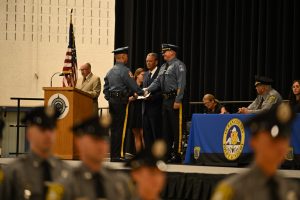 Ocean County Police Academy Basic Police Recruit Class No. 125 was recognized on June 26 during a graduation ceremony at the RWJBarnabas Health Arena, following the successful completion of five months of intensive training under the guidance of Ocean County Sheriff Michael G. Mastronardy.