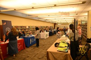 Ocean County Commissioners Sam Ellenbogen and Jennifier Bacchione attended the Ocean County Disability Resource Fair on July 17 at the Toms River Branch of the Ocean County Library. Hosted by the Ocean County Department of Human Services, the fair connected residents with valuable resources and services offered by state, county, and local organizations.