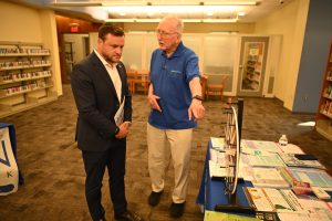 Ocean County Commissioners Sam Ellenbogen and Jennifier Bacchione attended the Ocean County Disability Resource Fair on July 17 at the Toms River Branch of the Ocean County Library. Hosted by the Ocean County Department of Human Services, the fair connected residents with valuable resources and services offered by state, county, and local organizations.