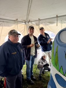Ocean County Commissioner Deputy Director Jennifier Bacchione and Commissioner Rob Arace, liaison to Ocean County Parks and Recreation, attended the 44th Annual Old Time Barnegat Bay Decoy and Gunning Show on Sept. 26 and 27 at Tip Seaman County Park and the Tuckerton Seaport.