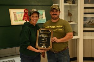 Ocean County Commissioner Deputy Director Jennifier Bacchione and Commissioner Rob Arace, liaison to Ocean County Parks and Recreation, attended the 44th Annual Old Time Barnegat Bay Decoy and Gunning Show on Sept. 26 and 27 at Tip Seaman County Park and the Tuckerton Seaport.