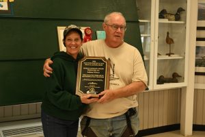 Ocean County Commissioner Deputy Director Jennifier Bacchione and Commissioner Rob Arace, liaison to Ocean County Parks and Recreation, attended the 44th Annual Old Time Barnegat Bay Decoy and Gunning Show on Sept. 26 and 27 at Tip Seaman County Park and the Tuckerton Seaport.