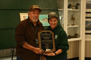 Ocean County Commissioner Deputy Director Jennifier Bacchione and Commissioner Rob Arace, liaison to Ocean County Parks and Recreation, attended the 44th Annual Old Time Barnegat Bay Decoy and Gunning Show on Sept. 26 and 27 at Tip Seaman County Park and the Tuckerton Seaport.