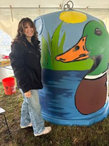 Ocean County Commissioner Deputy Director Jennifier Bacchione and Commissioner Rob Arace, liaison to Ocean County Parks and Recreation, attended the 44th Annual Old Time Barnegat Bay Decoy and Gunning Show on Sept. 26 and 27 at Tip Seaman County Park and the Tuckerton Seaport.