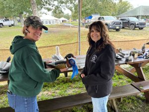 Ocean County Commissioner Deputy Director Jennifier Bacchione and Commissioner Rob Arace, liaison to Ocean County Parks and Recreation, attended the 44th Annual Old Time Barnegat Bay Decoy and Gunning Show on Sept. 26 and 27 at Tip Seaman County Park and the Tuckerton Seaport.