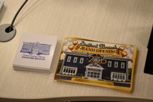 The grand opening of the new Ocean County Library Stafford Branch, located at 179 South Main Street in Manahawkin.