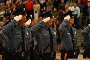 Ocean County Police Academy Basic Police Recruit Class No. 126 was recognized on October 6, during a graduation ceremony at Toms River North High School, following the successful completion of five months of intensive training under the guidance of Ocean County Sheriff Michael G. Mastronardy. The recruits were joined by family members, loved ones, academy instructors, law enforcement leaders, and Ocean County Commissioner Director Frank Sadeghi and Commissioner Sam Ellenbogen, who both serve as liaisons to the Ocean County Sheriff’s Department. 