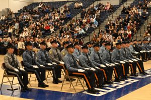 Ocean County Police Academy Basic Police Recruit Class No. 126 was recognized on October 6, during a graduation ceremony at Toms River North High School, following the successful completion of five months of intensive training under the guidance of Ocean County Sheriff Michael G. Mastronardy. The recruits were joined by family members, loved ones, academy instructors, law enforcement leaders, and Ocean County Commissioner Director Frank Sadeghi and Commissioner Sam Ellenbogen, who both serve as liaisons to the Ocean County Sheriff’s Department. 