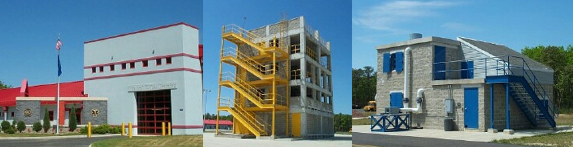 Fire and EMS training center buildings